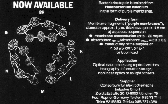 Bacteriorhodopsin for sale