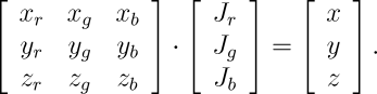 CIE mixing equation