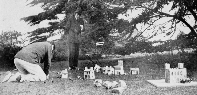 Showing the War Game in the Open Air.